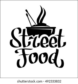 Street Food Icons. Street Food Logo