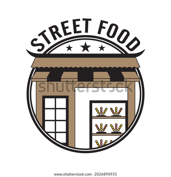 street food logo - business vector illustration -\
best for your mascot\
brand