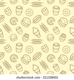 Street Food Pattern