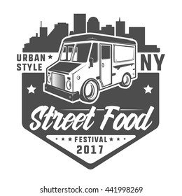 Street Food Truck T Shirt Logo