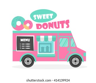 Donut Delivery Truck Images, Stock Photos & Vectors | Shutterstock