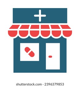 Street Food Vector Glyph Two Color Icons For Personal And Commercial Use.
