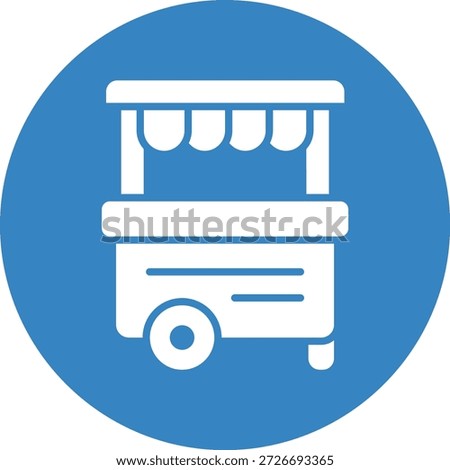 Street food Vector Icon Design Illustration