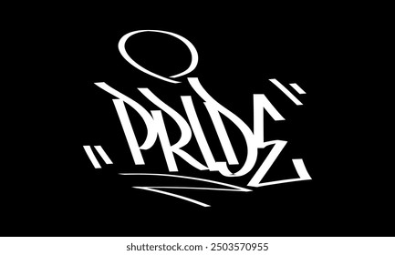 Street graffiti Pride, For fashion design print on clothes t shirt bomber sweatshirt also for sticker poster patch.