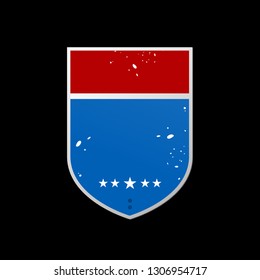 Street and Highway vector roadsign on black background