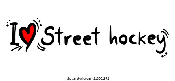 Street hockey love