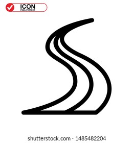 Street icon isolated sign symbol vector illustration - high quality black style vector icons
