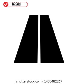 Street icon isolated sign symbol vector illustration - high quality black style vector icons
