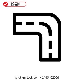 Street icon isolated sign symbol vector illustration - high quality black style vector icons
