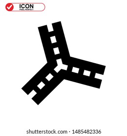 Street icon isolated sign symbol vector illustration - high quality black style vector icons
