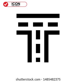 Street icon isolated sign symbol vector illustration - high quality black style vector icons
