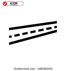 Street icon isolated sign symbol vector illustration - high quality black style vector icons
