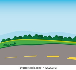 street icon. Landscape design. vector graphic