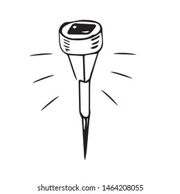 street lamp drawing
vector sketch
