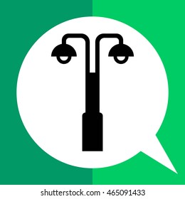 Street lamp icon