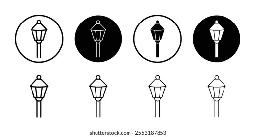 Street lamp icon Art design illustration