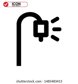 Street Lamp icon isolated sign symbol vector illustration - high quality black style vector icons
