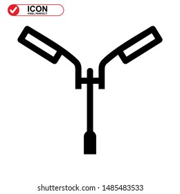 Street Lamp icon isolated sign symbol vector illustration - high quality black style vector icons
