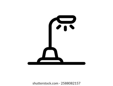 Street Lamp icon isolated sign symbol vector illustration - high quality black style vector icons