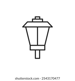 Street lamp icon. simple vecor icon.