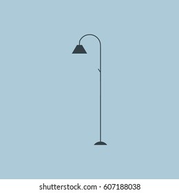 street lamp icon vector