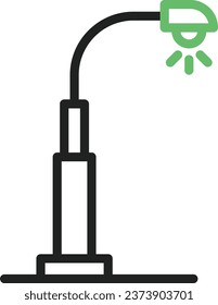 Street Lamp icon vector image. Suitable for mobile application web application and print media.