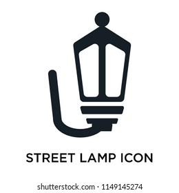 Street Lamp icon vector isolated on white background for your web and mobile app design, Street Lamp logo concept