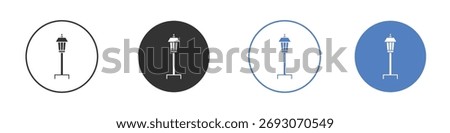 Street lamp icon vector. Logo Template illustration design