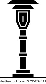 Street lamp Line vector Icon Design