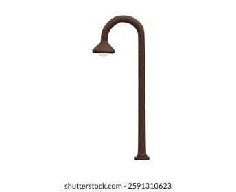 Street Lamp Post icon 3d rendering illustration