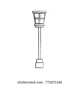 street lamp post light decoration vintage