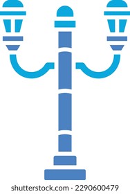 Street Lamp vector icon. Can be used for printing, mobile and web applications.
