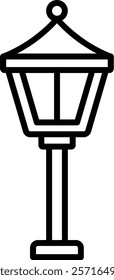 Street Lamp vector icon. Can be used for printing, mobile and web applications.