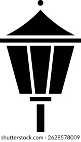 Street Lamp vector icon. Can be used for printing, mobile and web applications.