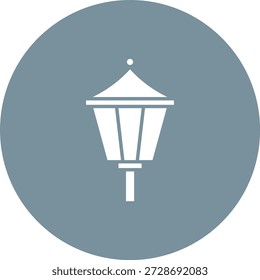 Street Lamp vector icon. Can be used for printing, mobile and web applications.