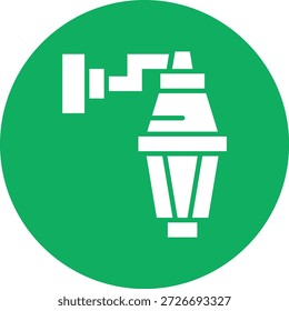 Street lamp Vector Icon Design Illustration