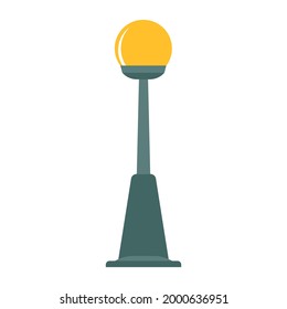 Street lamp vector illustration light urban post. City icon pole street night lamp isolated white silhouette. Classic outdoor electricity object town power. Exterior element icon vertical lamppost