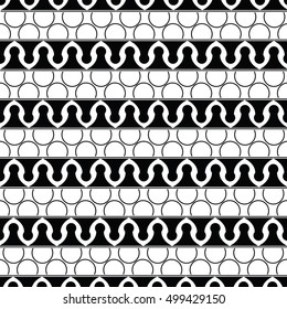 Street lamps seamless pattern. Vector abstract background.