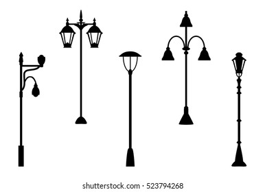 street lantern silhouette