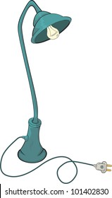 Street lantern,lamp. Cartoon