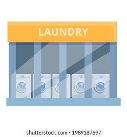 Street laundry icon. Cartoon of Street laundry vector icon for web design isolated on white background