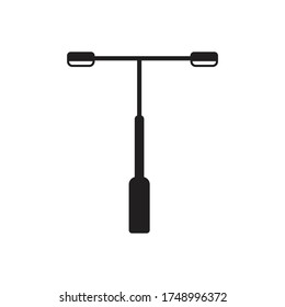 Street light icon design isolated on white background