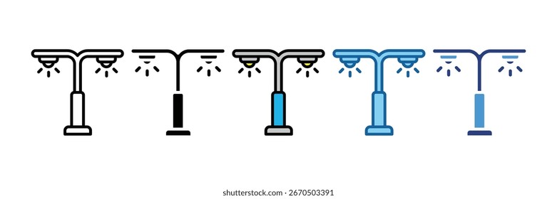 Street Light Icon Element For Design