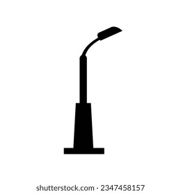 Street light icon. Flat symbol icon, on white background. Vector illustration.