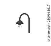 street light icon , garden lamp symbol vector illustration