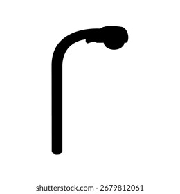 street light icon, simple flat style, vector illustration, symbol, design logo template pictogram, for ui or ux isolated on white for mobile app, editable