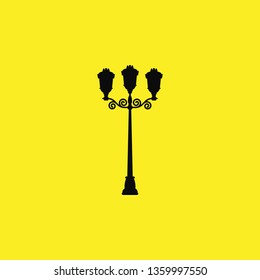 Street light icon vector