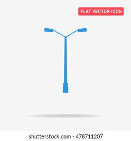 Street light icon. Vector concept illustration for design.