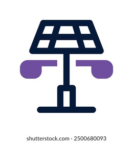 street light icon. vector dual tone icon for your website, mobile, presentation, and logo design.