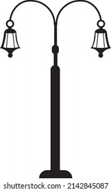 Street Light Icon Vector Illustration On White Background..eps
